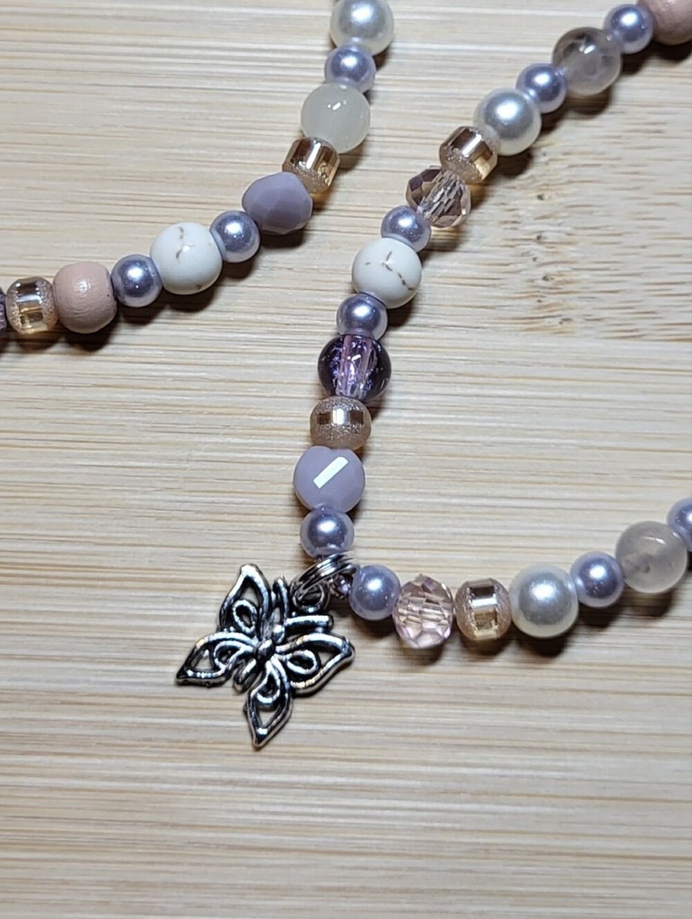 Butterfly Bracelet- Neutral And Soft ColorS